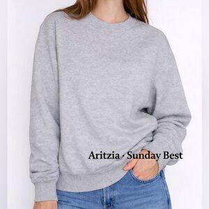 Sunday Best Light Gray Crewneck Sweater